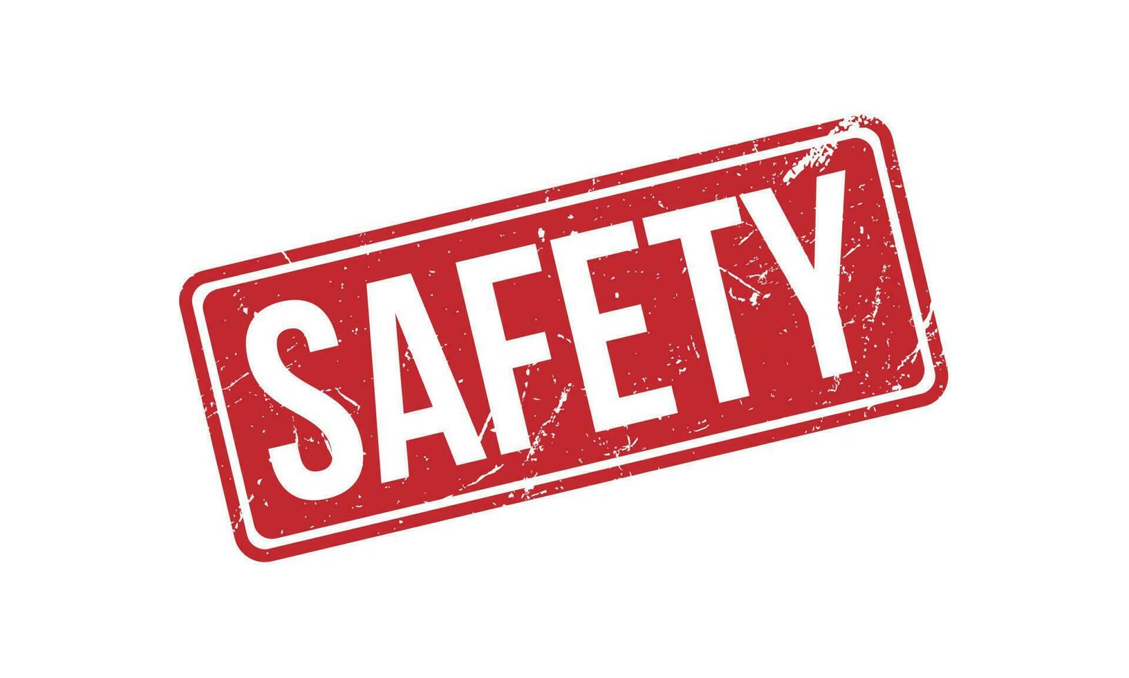 Safety Rubber Stamp Seal Vector