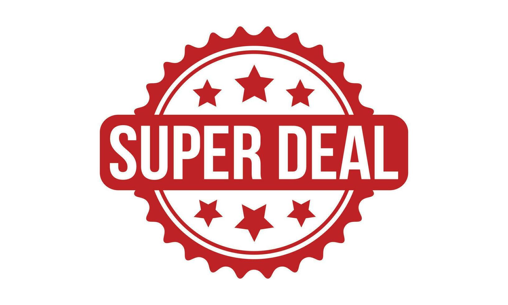 Super Deal Rubber Stamp Seal Vector