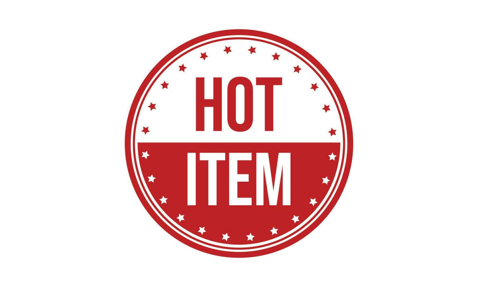 Hot Item Rubber Stamp Seal Vector