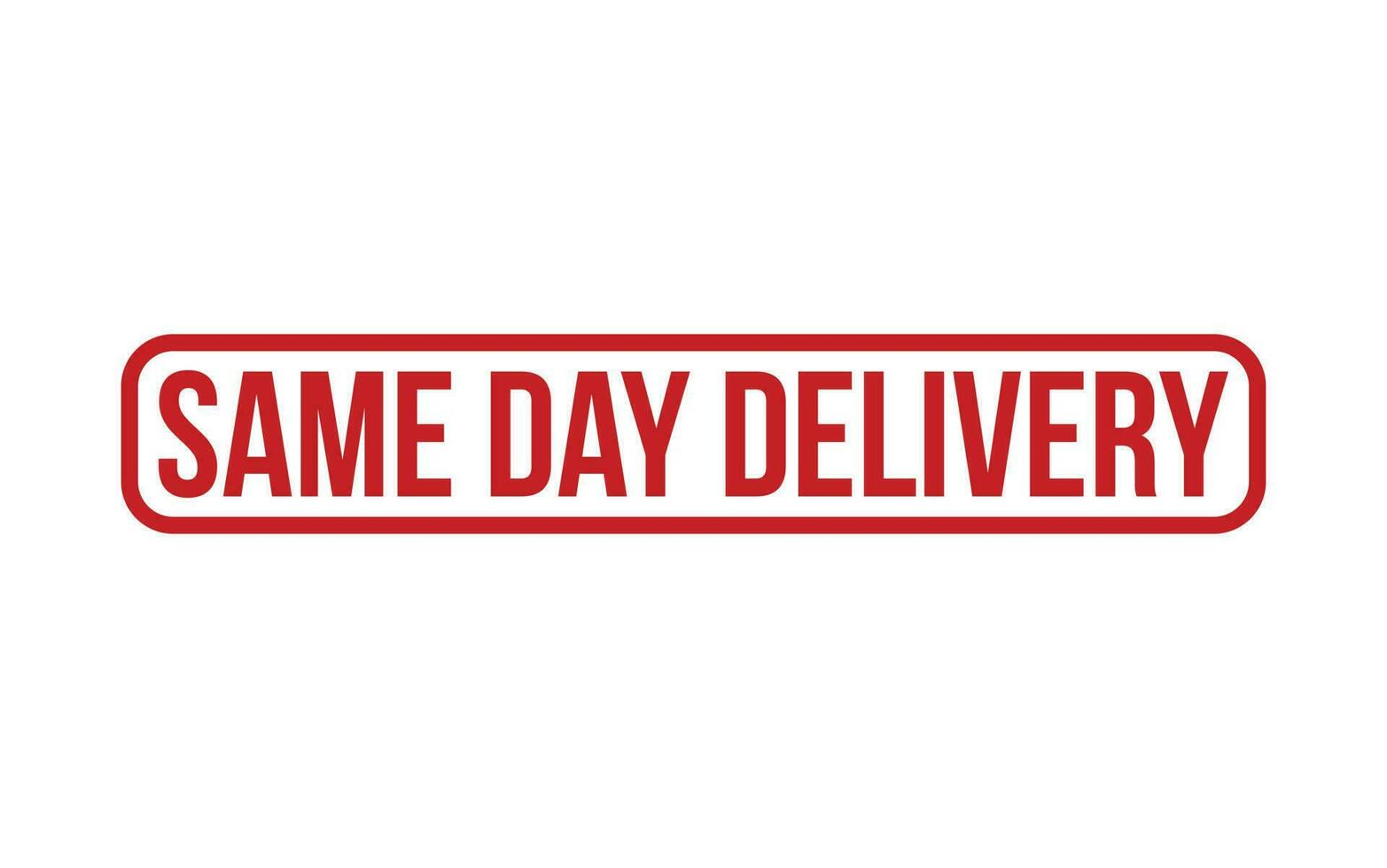 Same Day Delivery rubber grunge stamp seal vector