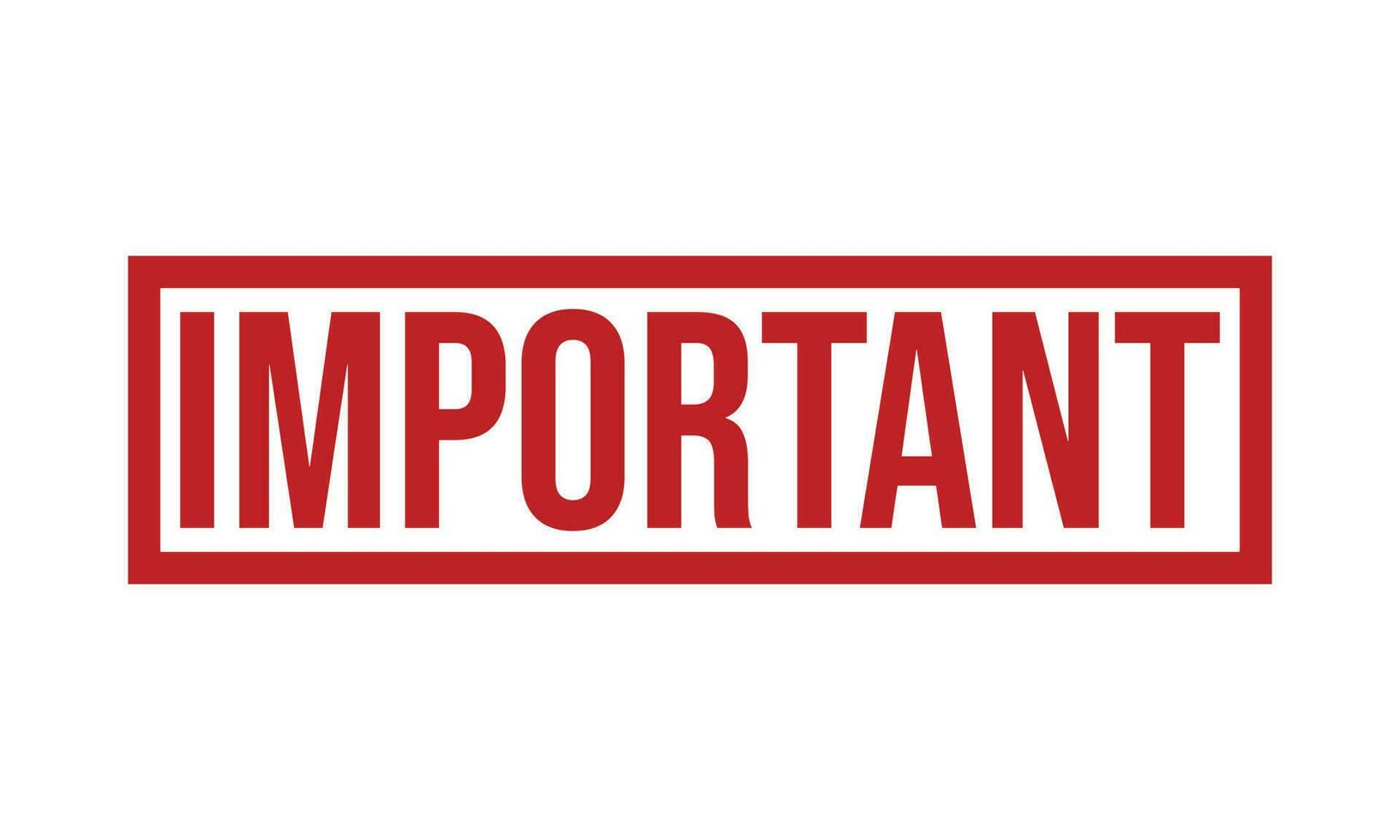 Important Rubber Stamp Seal Vector