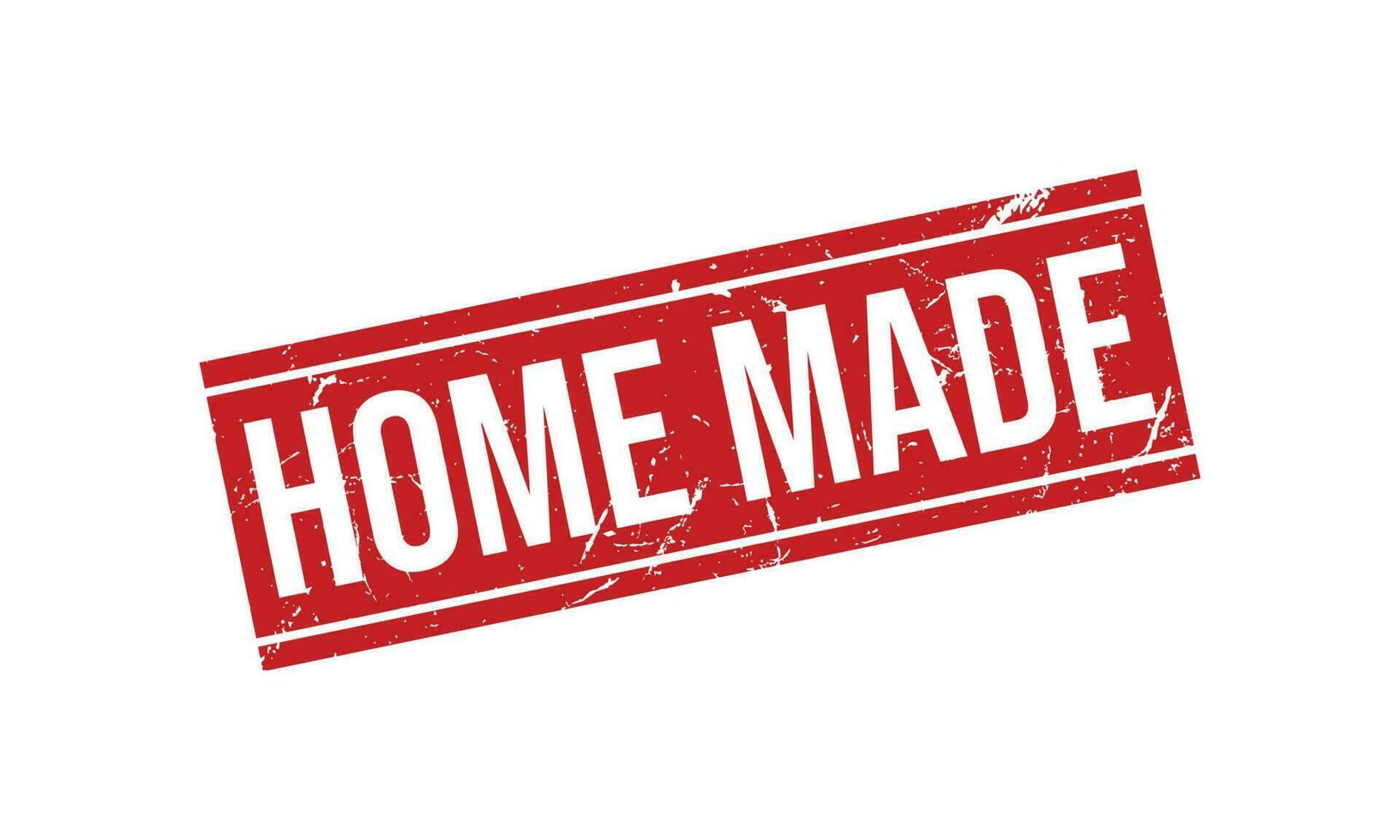 Home Made Rubber Stamp Seal Vector