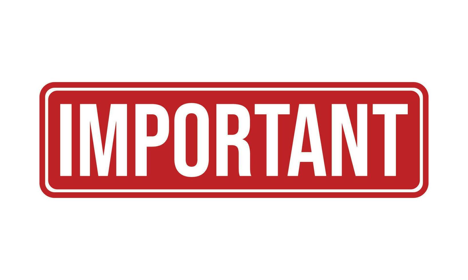 Important Rubber Stamp Seal Vector