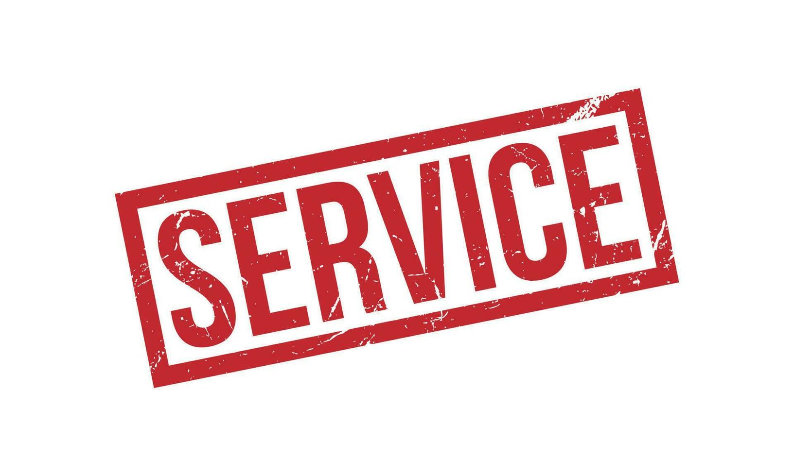 Service Rubber Stamp Seal Vector