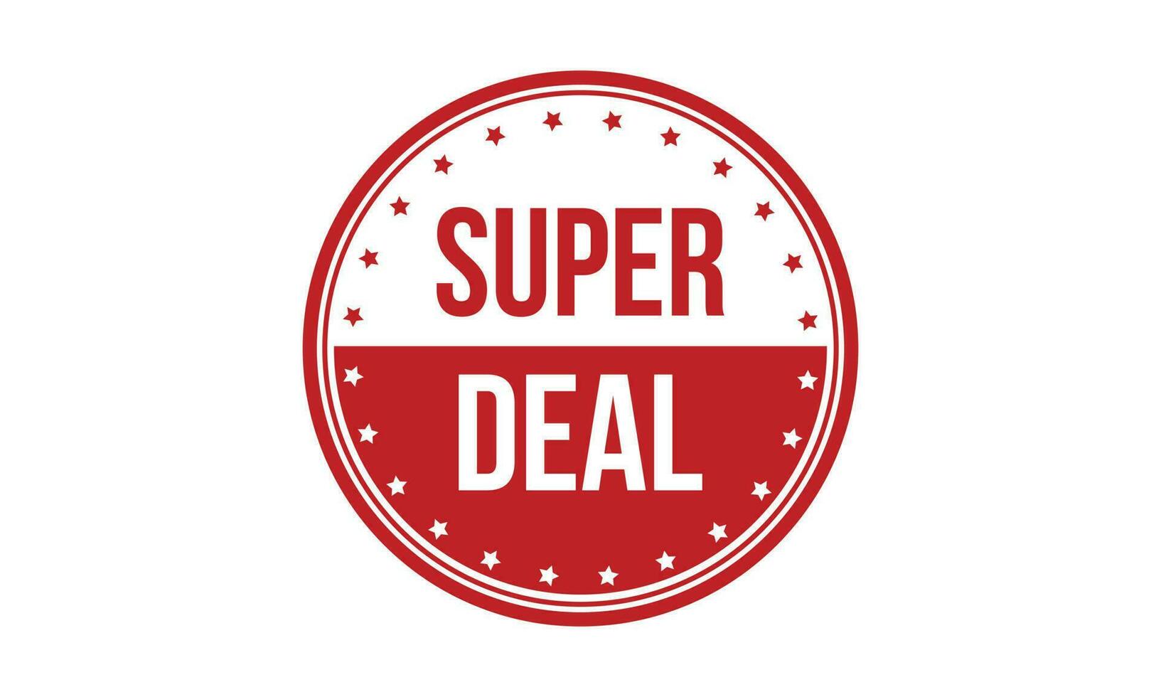 Super Deal Rubber Stamp Seal Vector