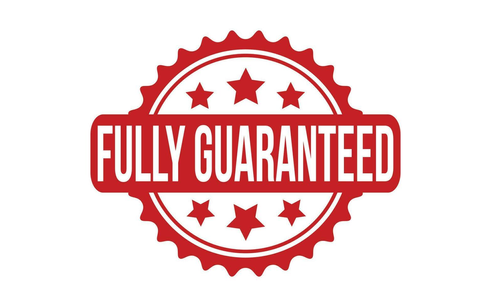 Fully Guaranteed Rubber Stamp Seal Vector