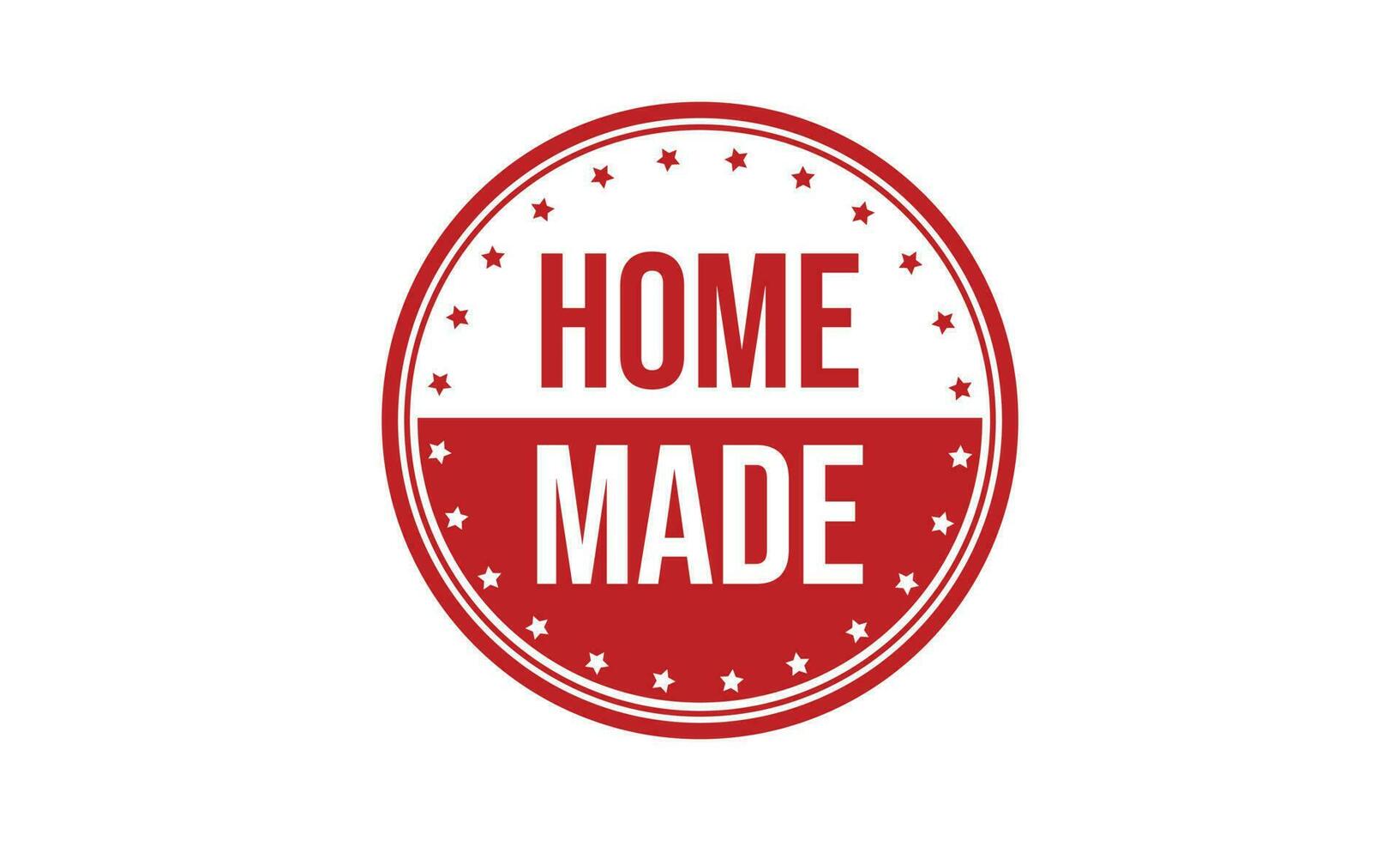Home Made Rubber Stamp Seal Vector