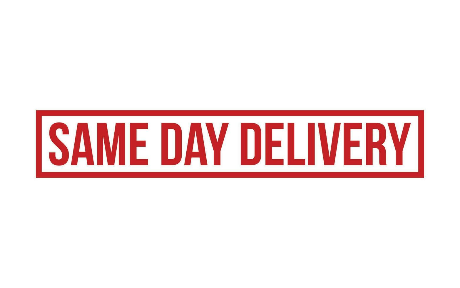 Same Day Delivery rubber grunge stamp seal vector
