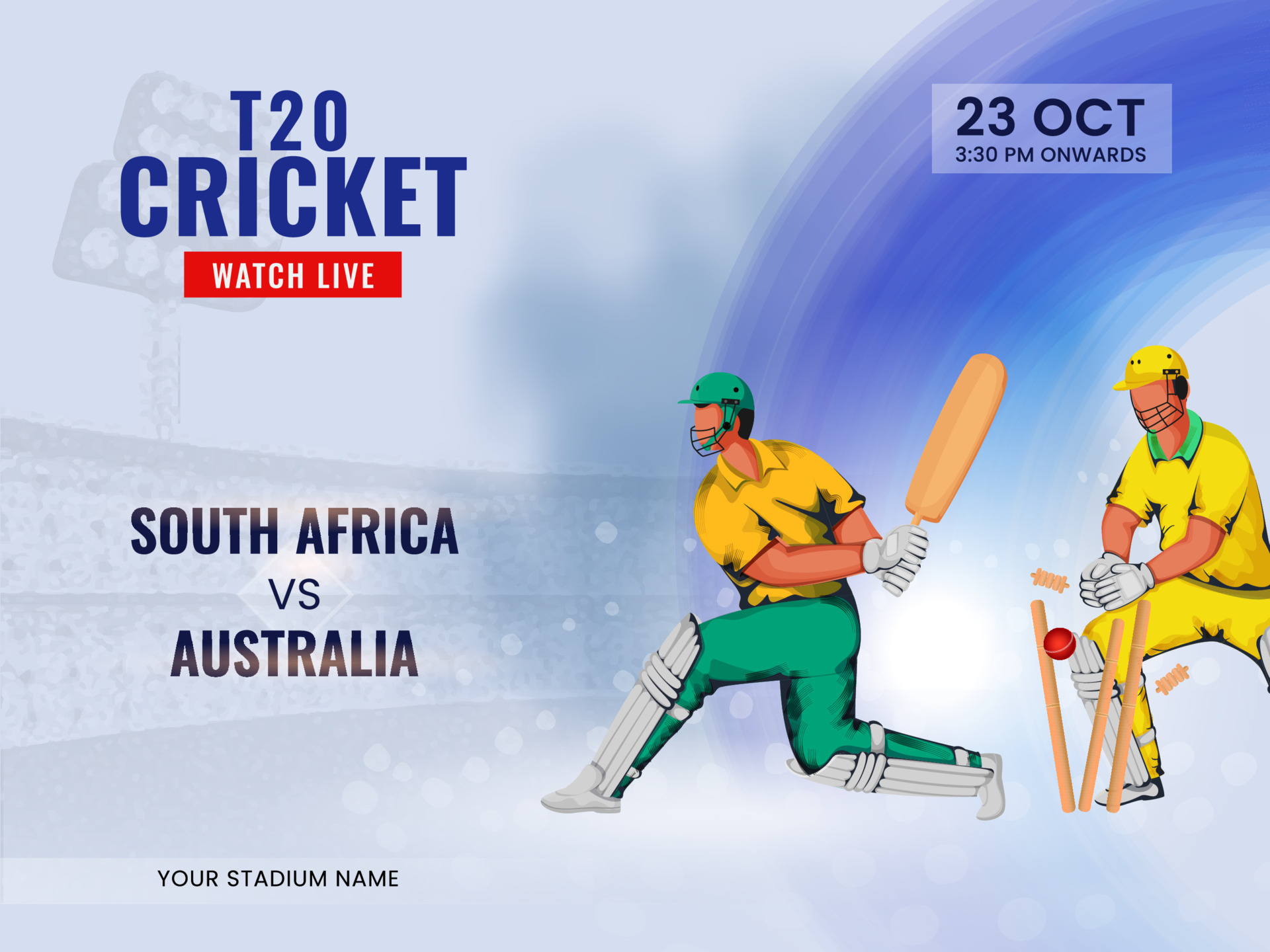 T20 Cricket Watch Live Show Of Participating Team South Africa VS Australia