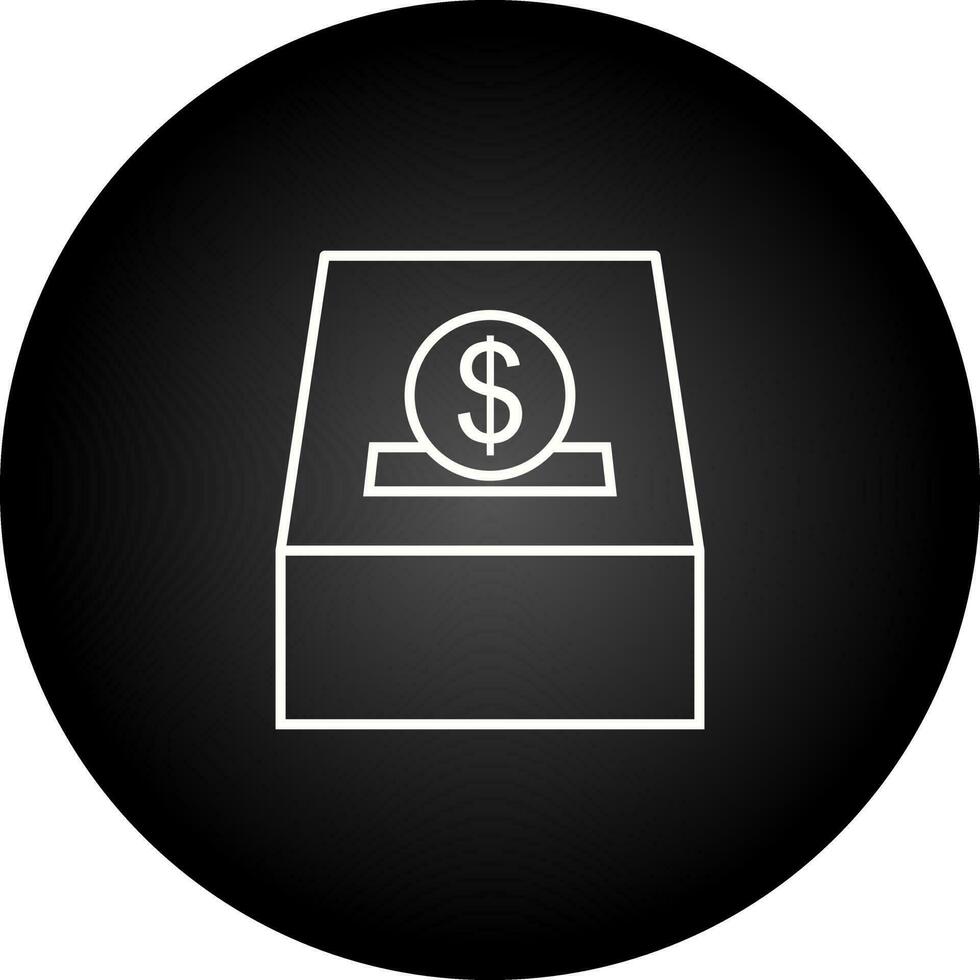 Charity Box Vector Icon