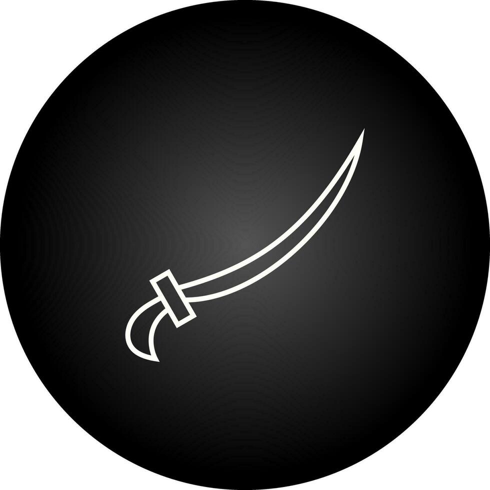 Arabic Sword Vector Icon