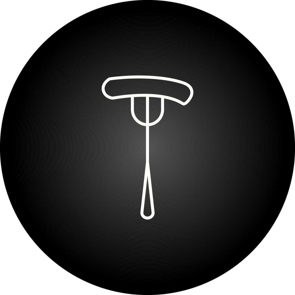 Burning Sausage Vector Icon