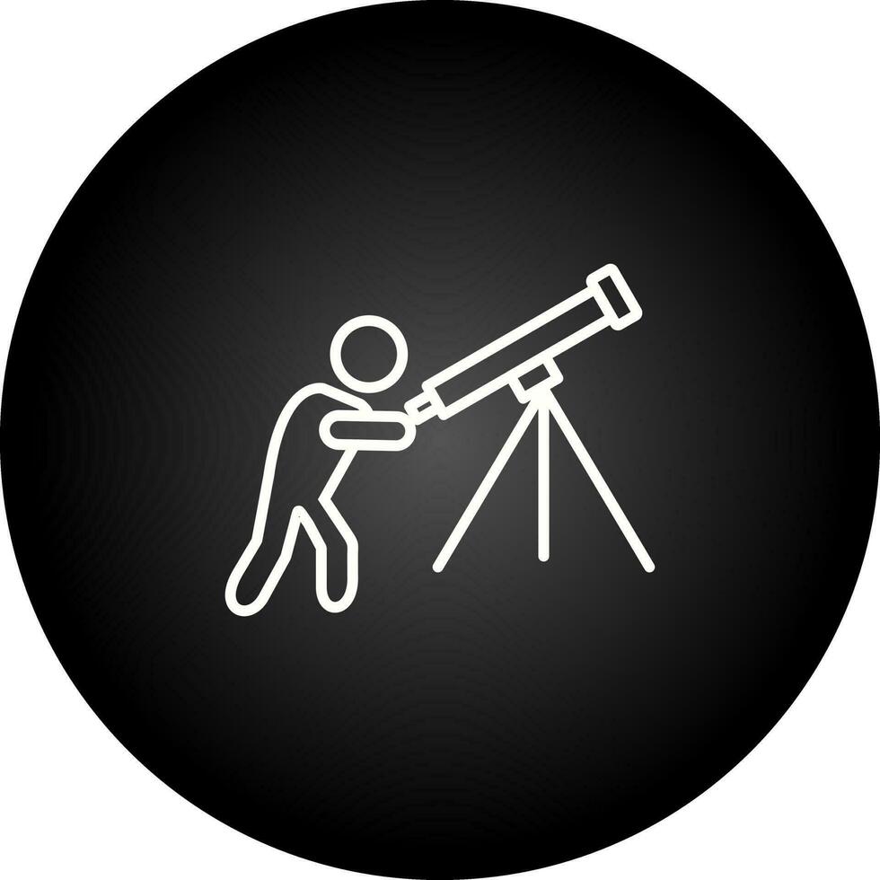 Adjusting Telescope Vector Icon