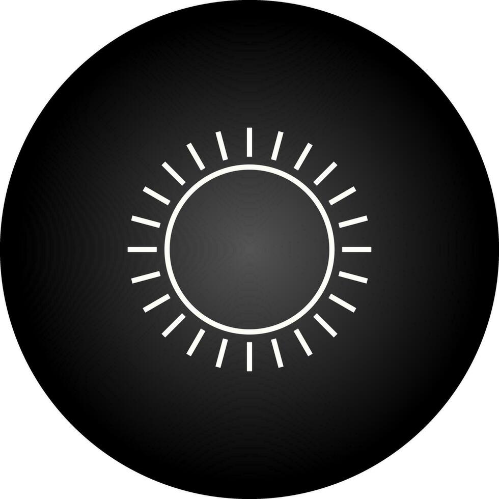 Sun Vector Icon