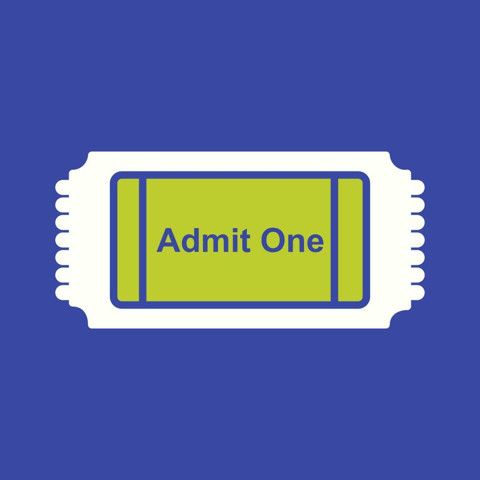 Movie Ticket Vector Icon