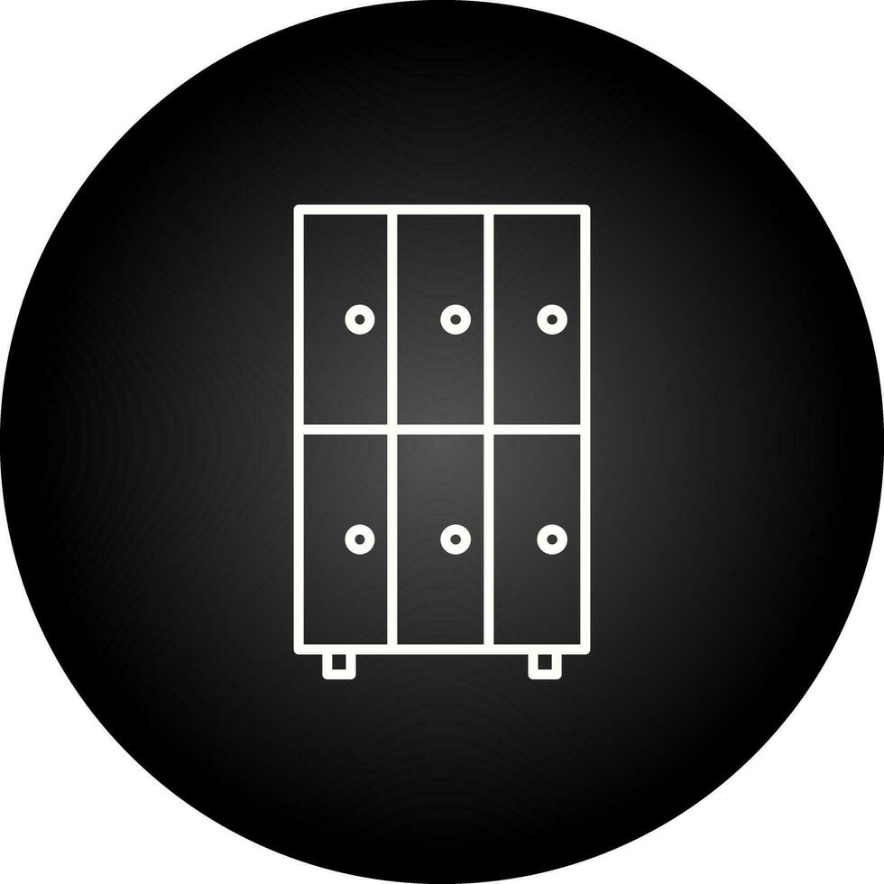 Lockers Vector Icon