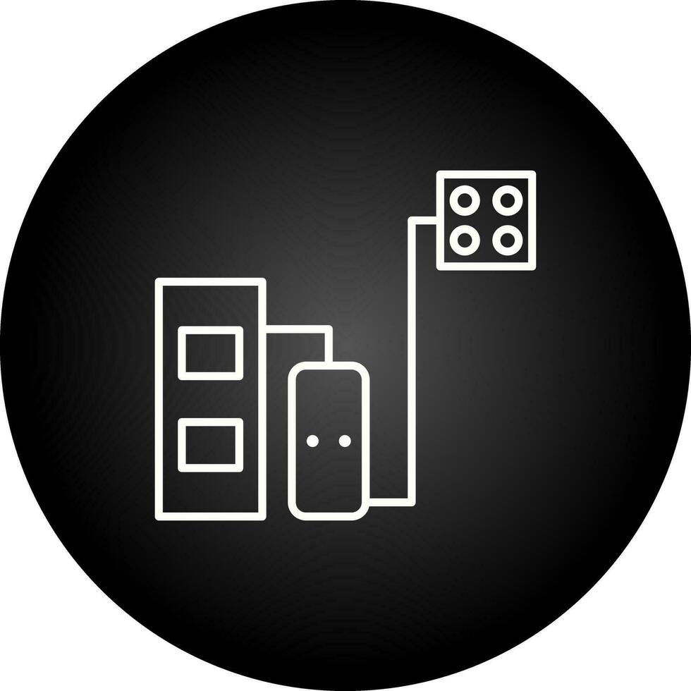 Solid Fuel Boiler Vector Icon