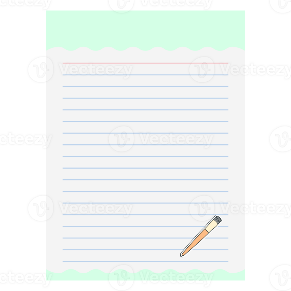 Paper Note Aesthetic Sticker Eye Brush Large Make Up And Skin Care Tools png