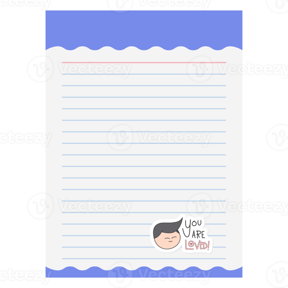 Paper Note Cute Aesthetic Motivation Sticker You Are Loved png