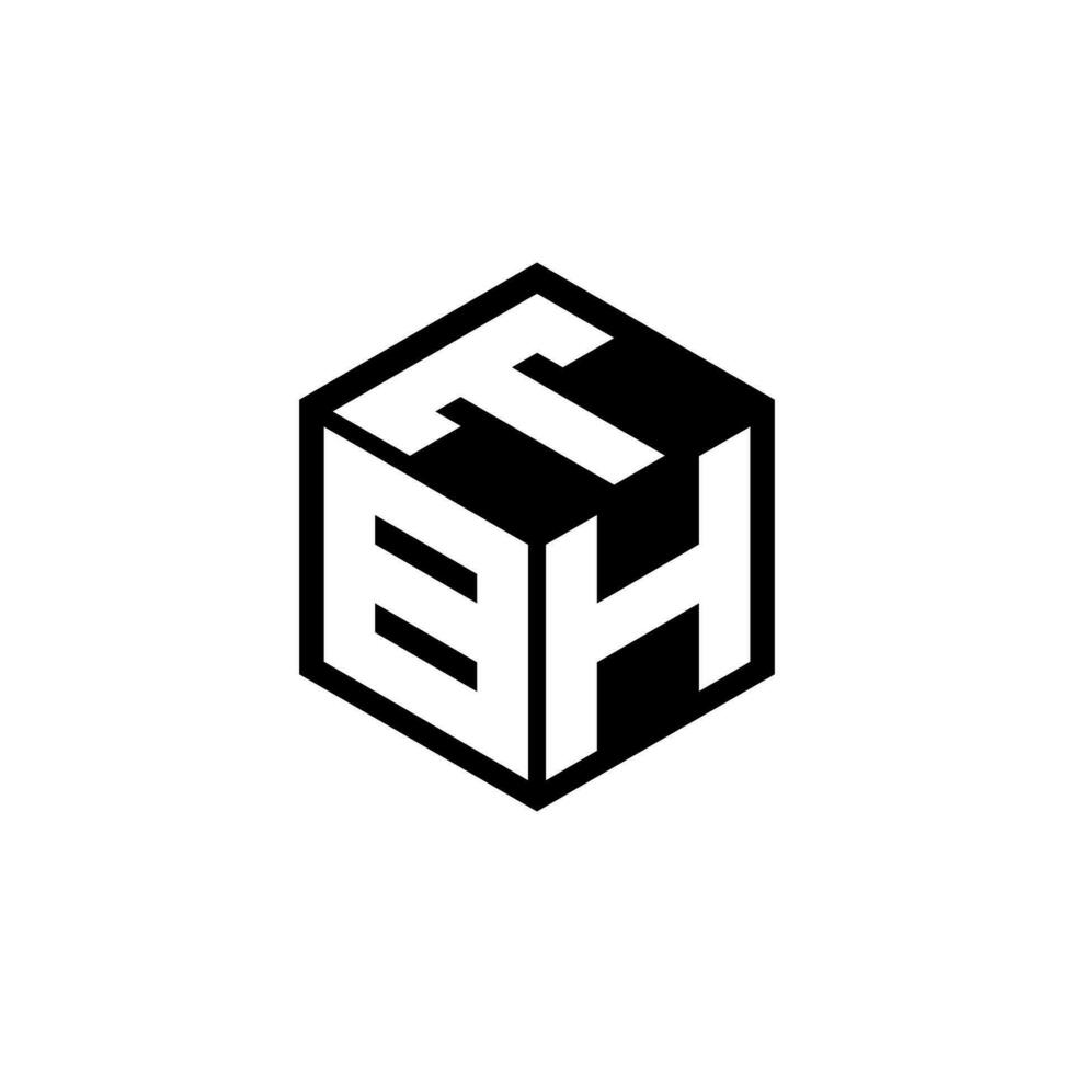 bht letra logo diseño en ilustración. vector logo, caligrafía diseños para logo, póster, invitación, etc.
