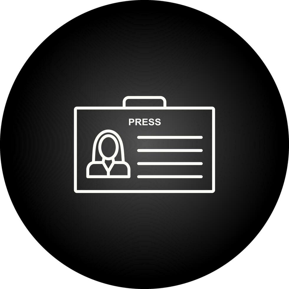 Female ID Vector Icon