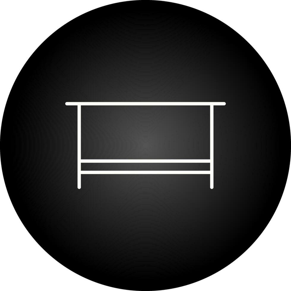 Simple Desk Vector Icon