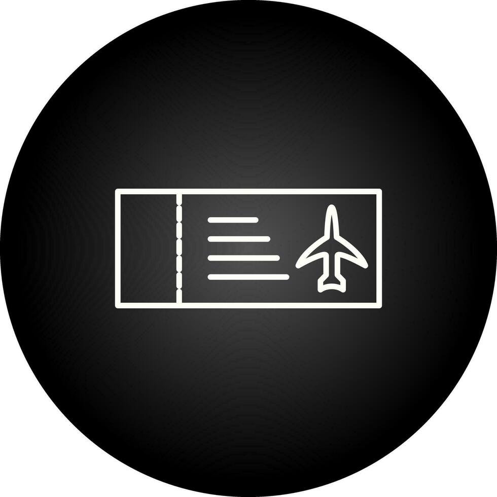 Plane Tickets Vector Icon