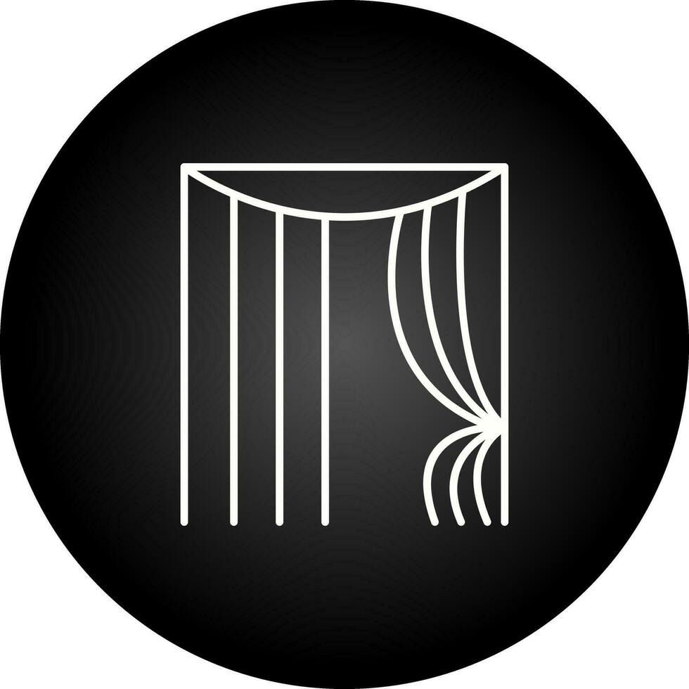 Curtains Vector Icon