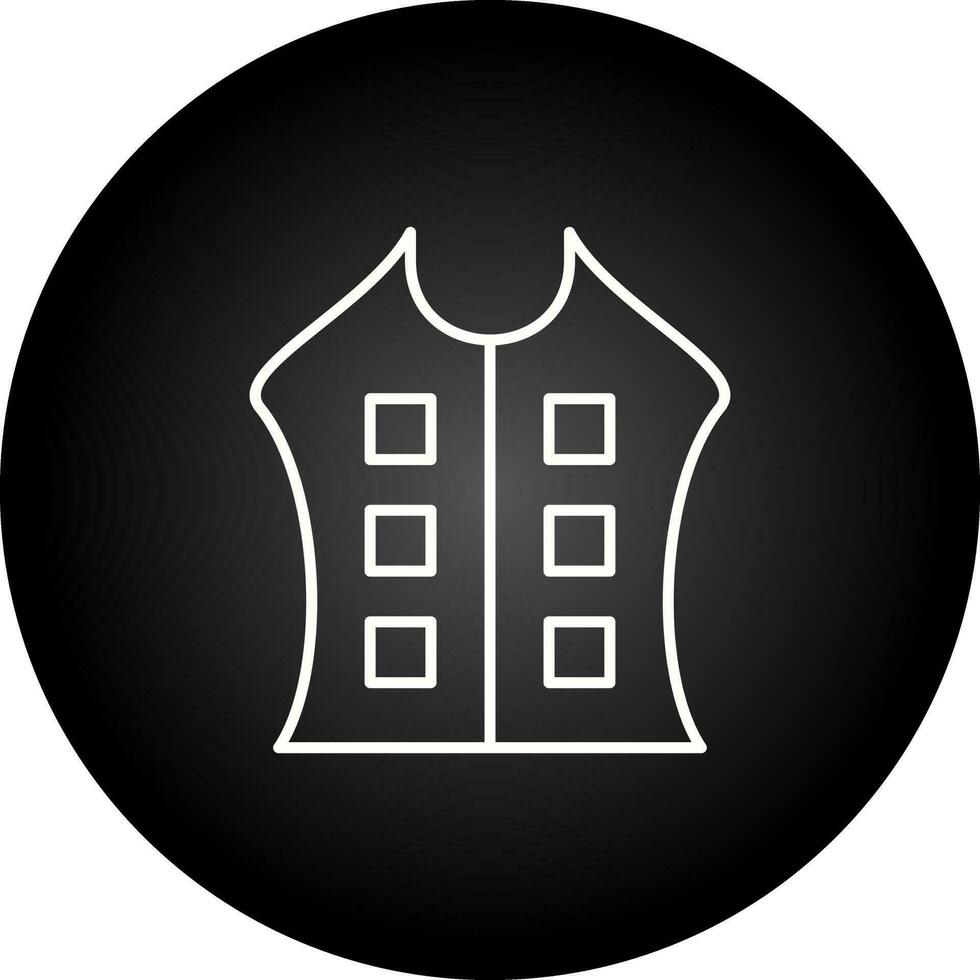 Bullet Proof Vest Vector Icon