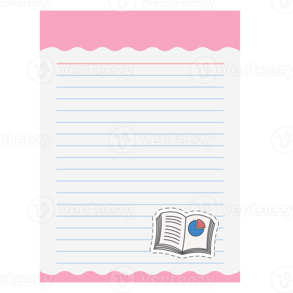 Paper Note Aesthetic Mathematics Textbook Sticker Back To School png