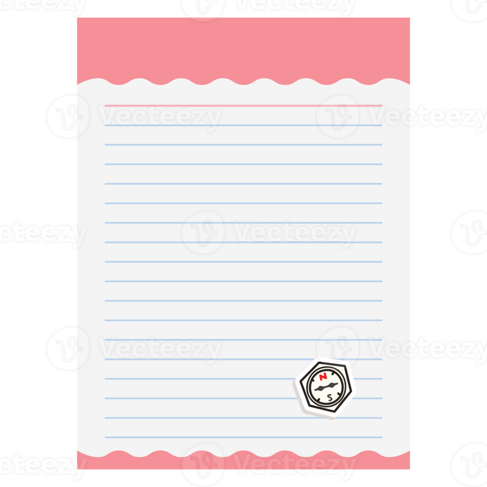 Paper Note Compass Travel List Todo png