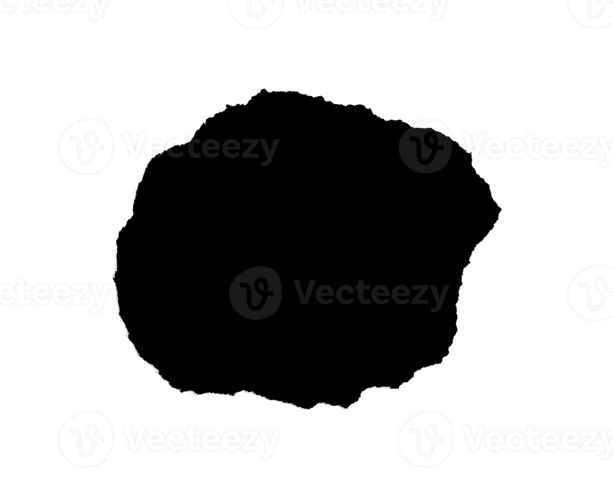 svart hål i papper på transparent bakgrund png fil