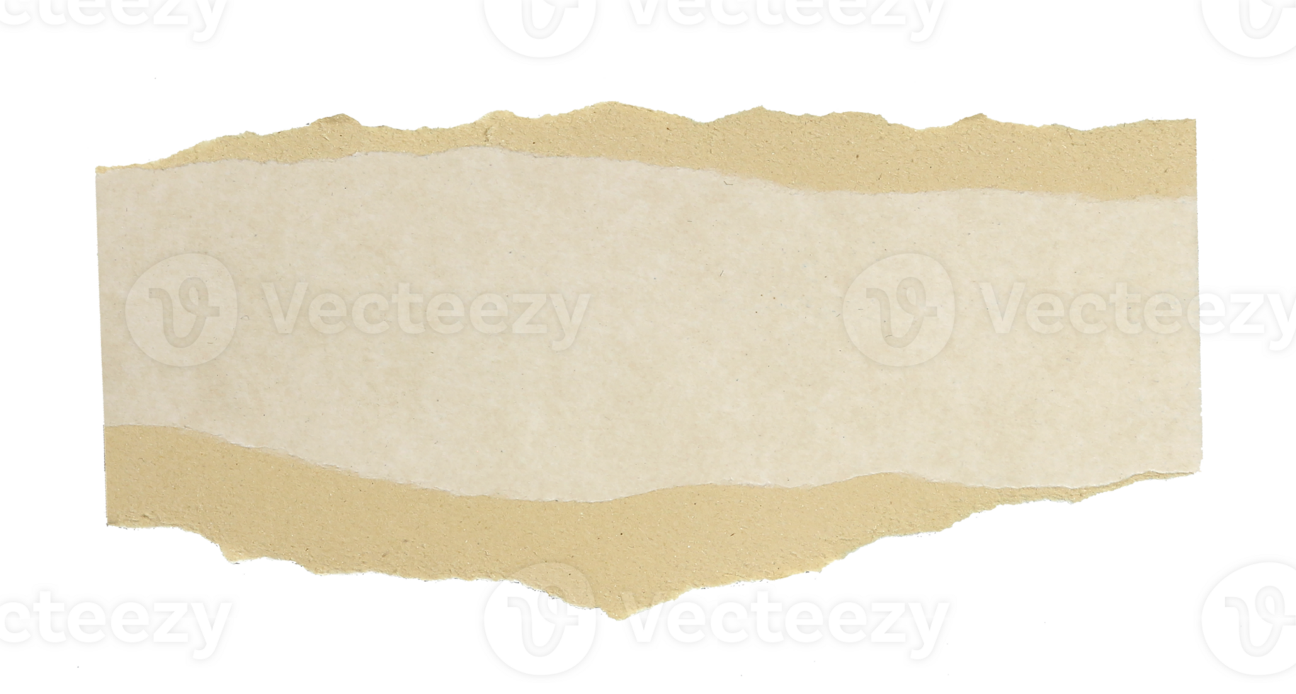 a sheet of paper torn to pieces on transparent background png file