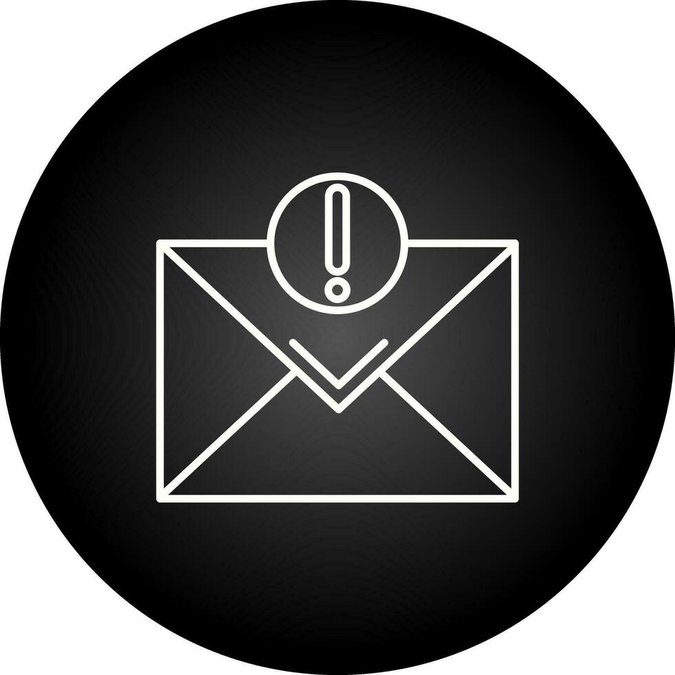 Urgent Mail Vector Icon
