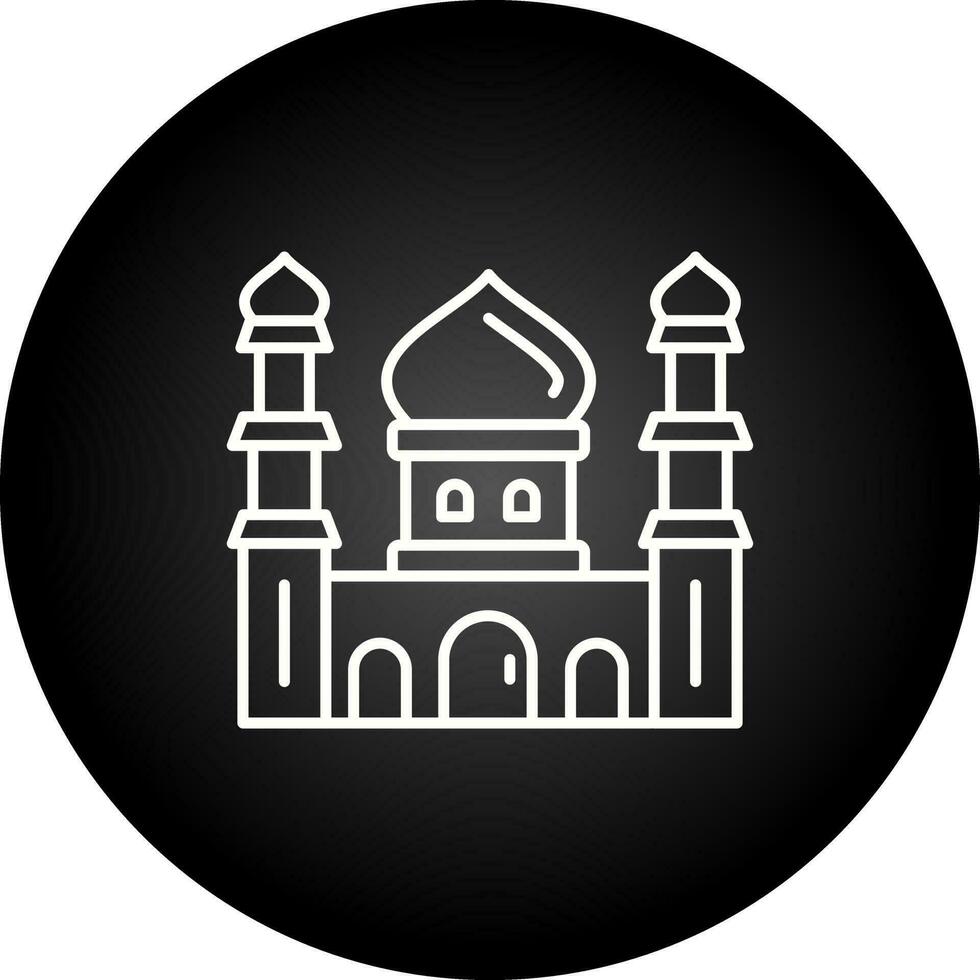 icono de vector de mezquita