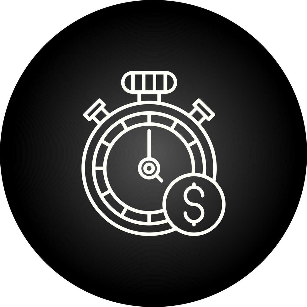 Time Of Money Vector Icon