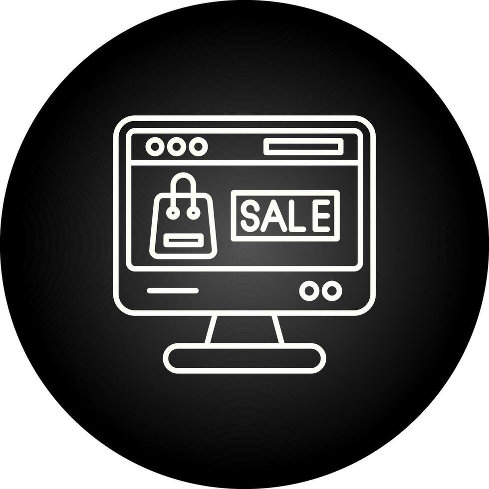 Online Sale Vector Icon