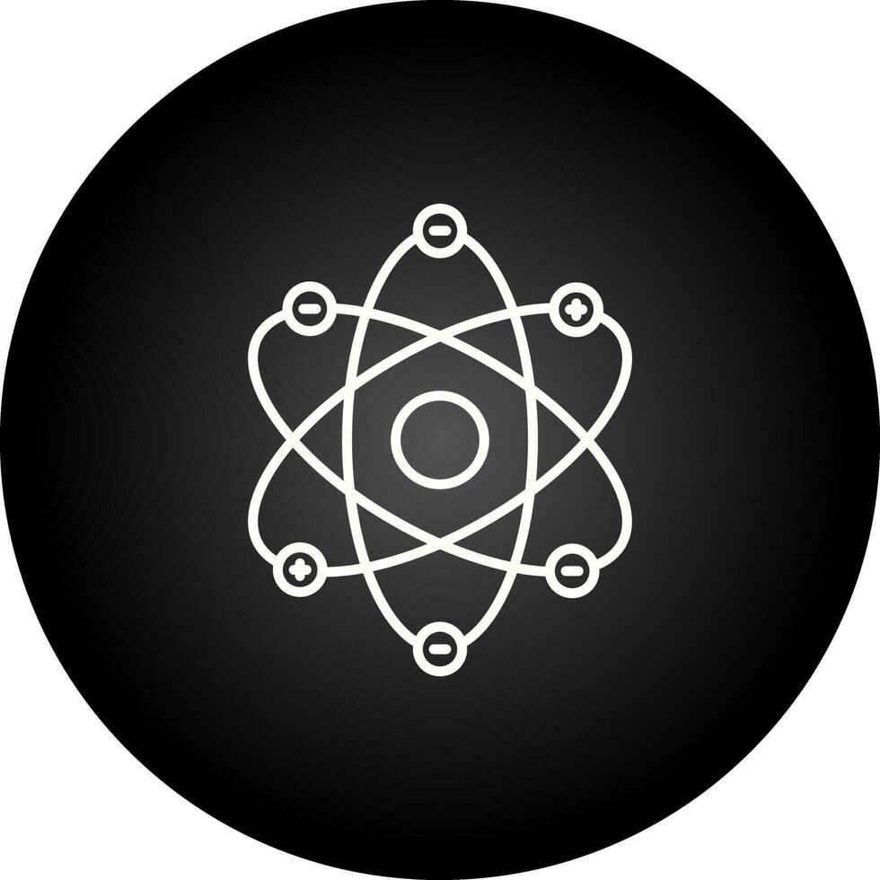 Atom Structure Vector Icon