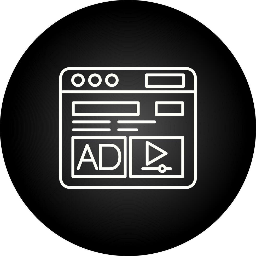 AD Vector Icon
