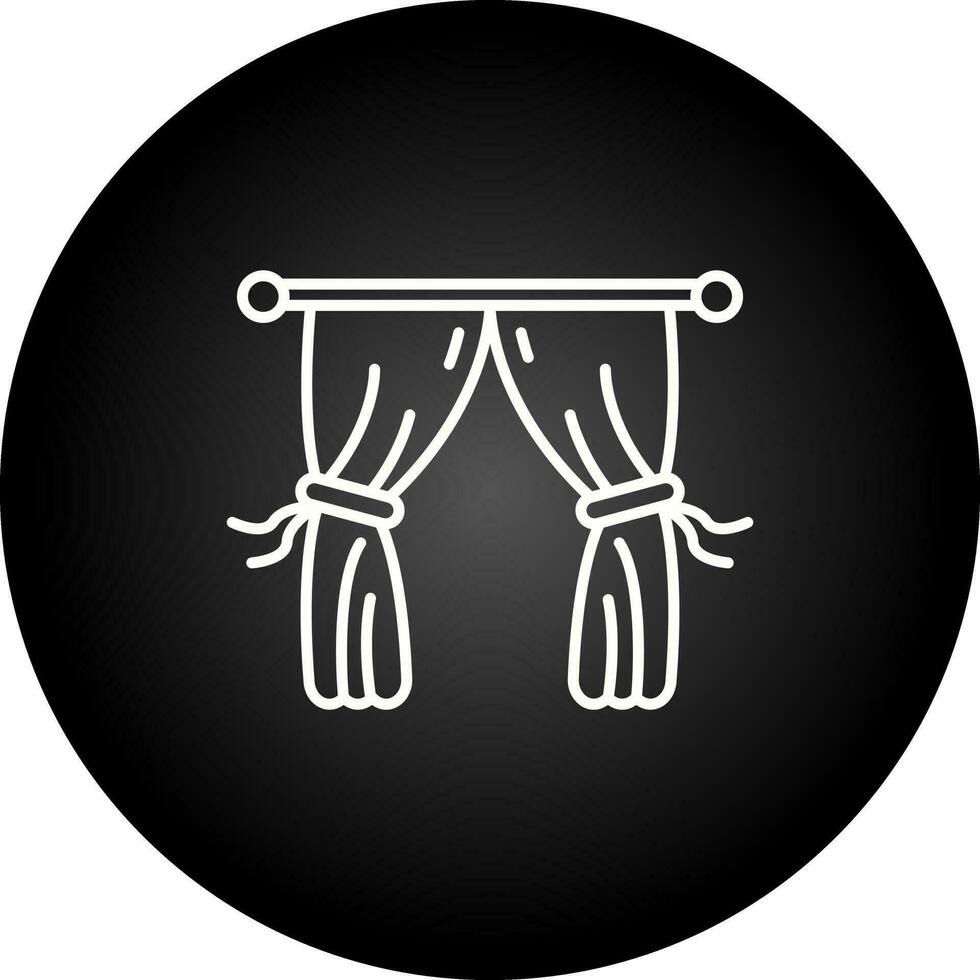 Curtains Vector Icon