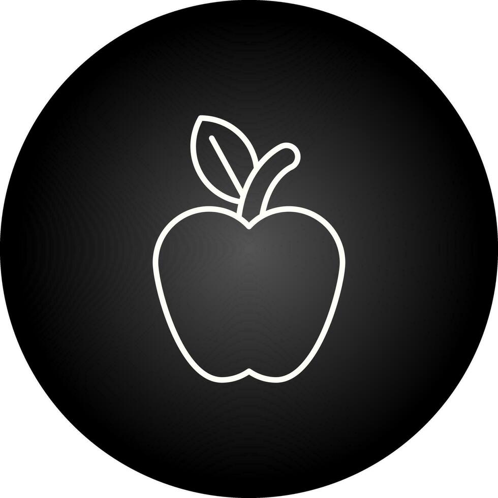 icono de vector de manzana