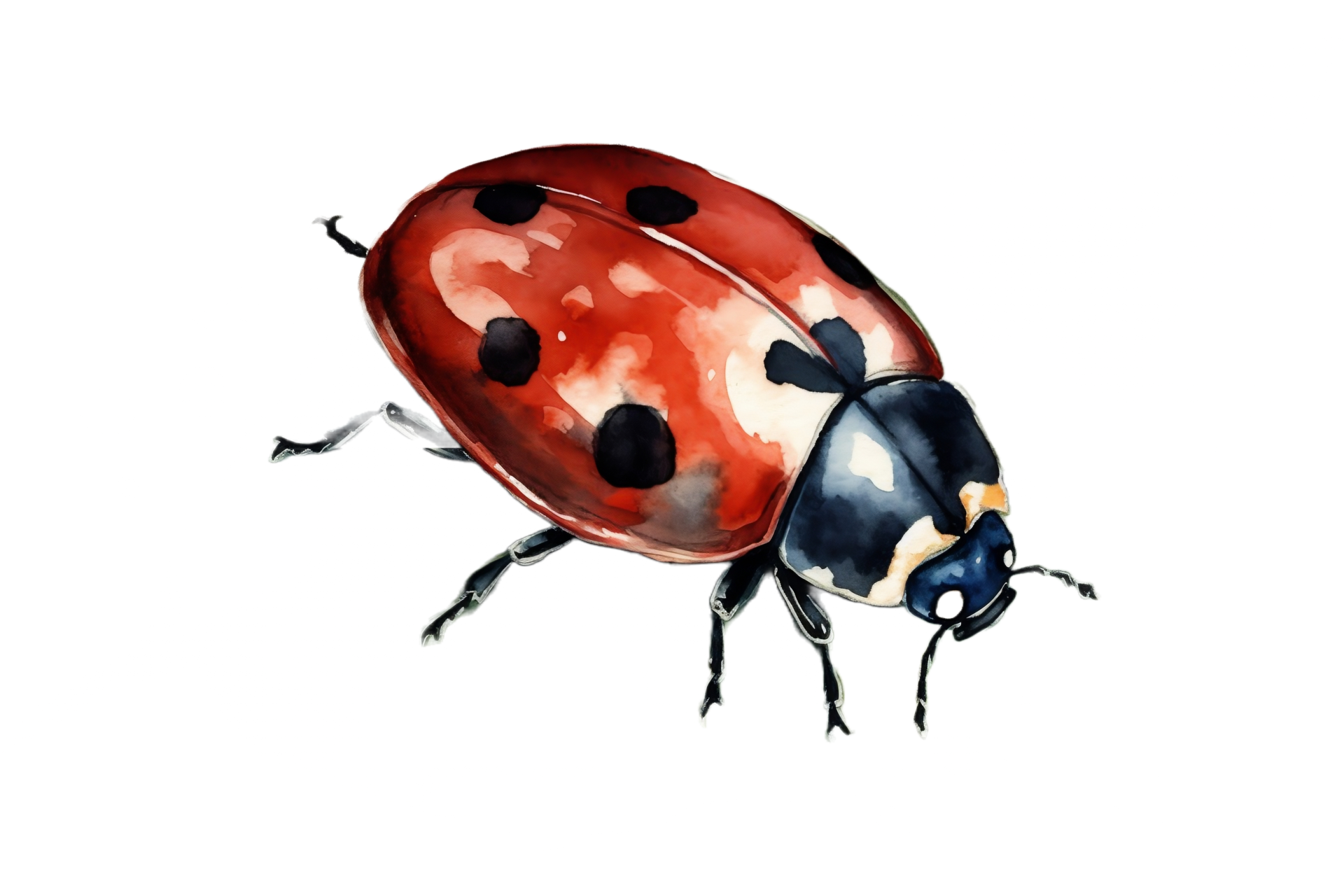 Ladybug png download - 669*800 - Free Transparent Watercolor png Download.  - CleanPNG / KissPNG