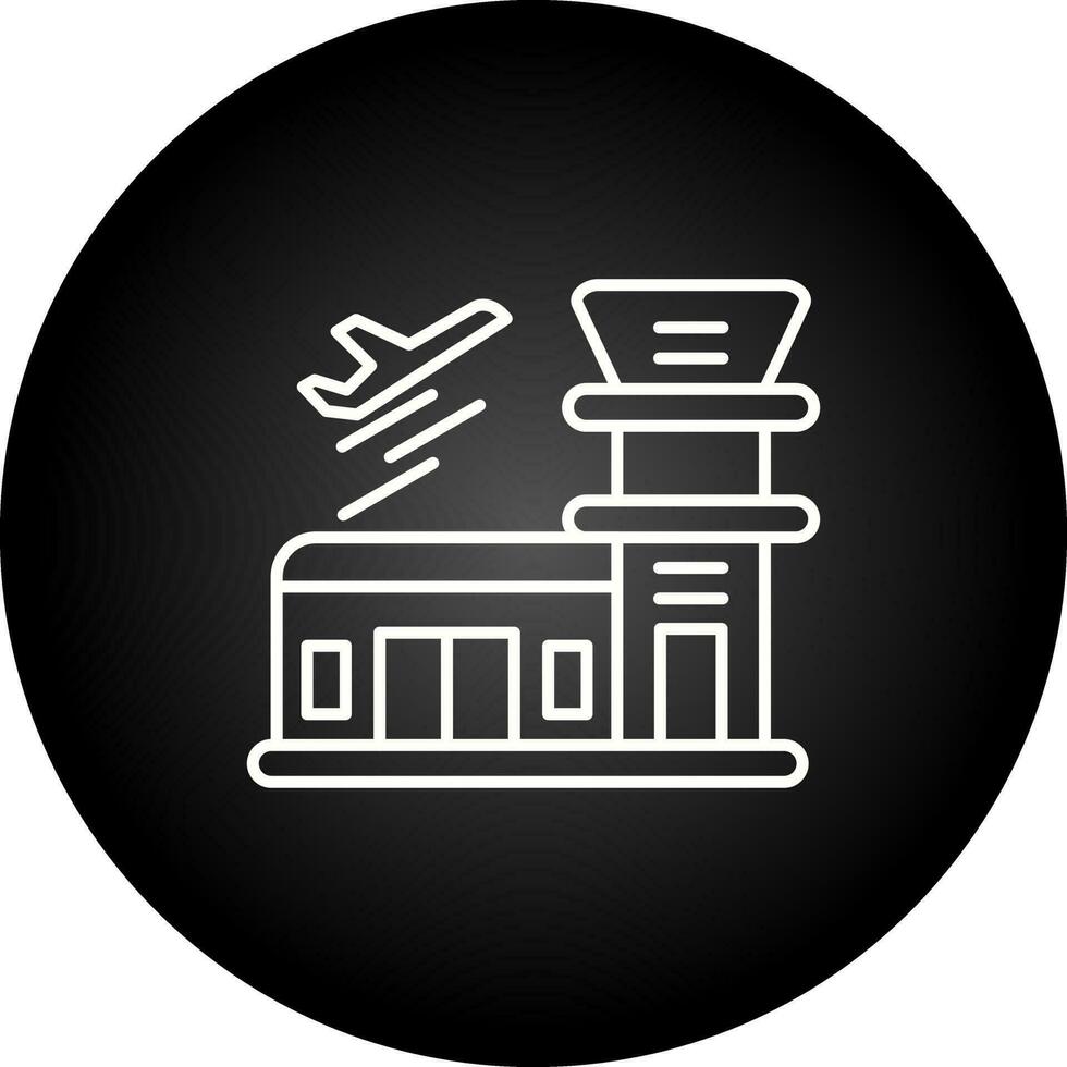 icono de vector de aeropuerto