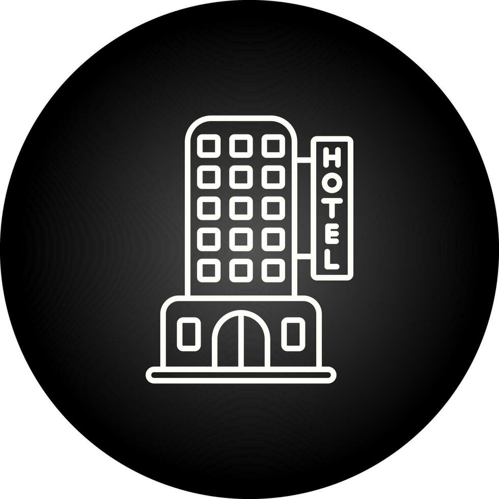 icono de vector de hotel