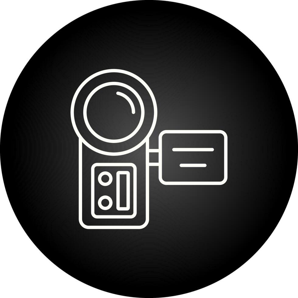 icono de vector de cámara de vídeo