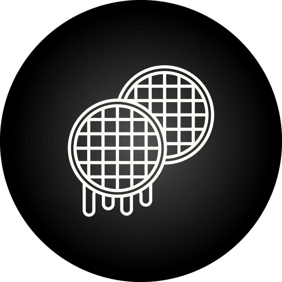 Waffle Vector Icon