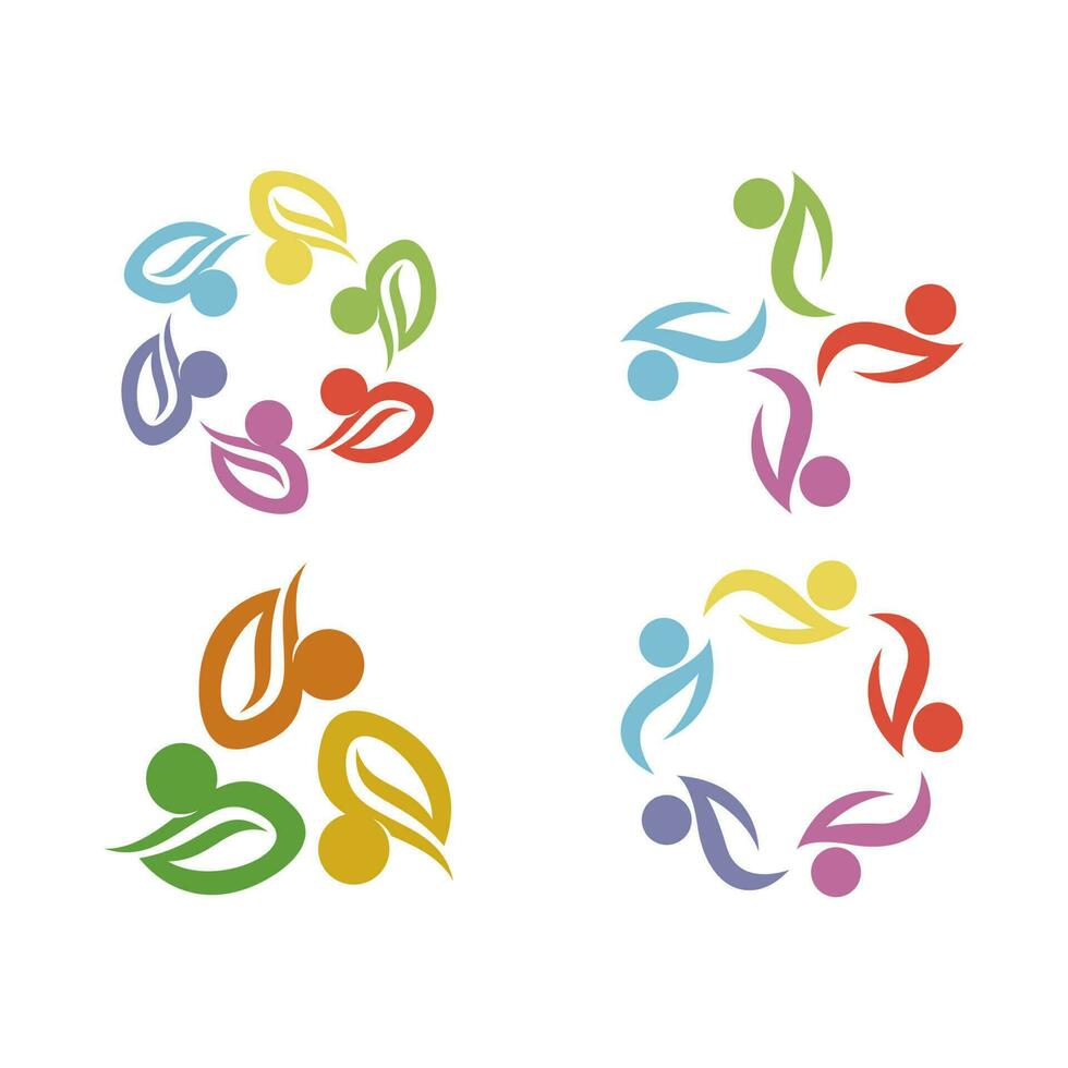 People icon work group vector