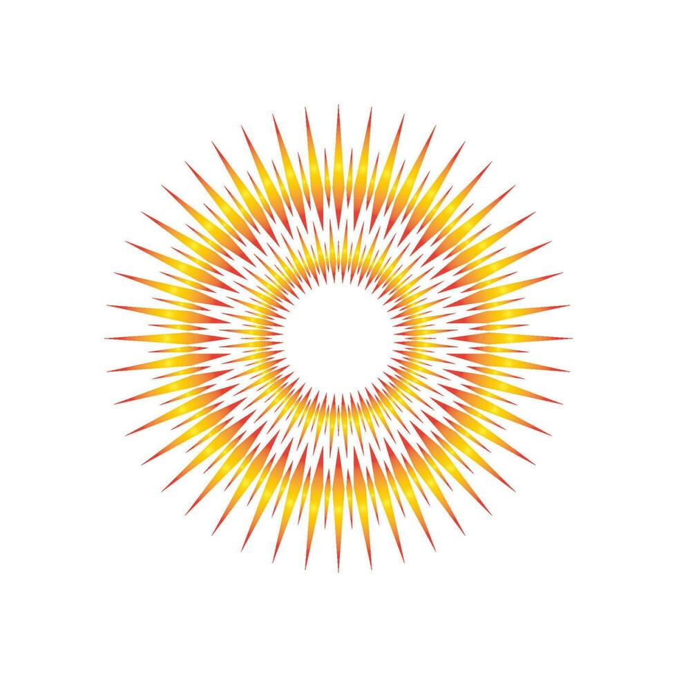 Sun vector illustration icon