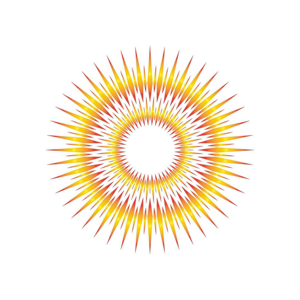 Sun vector illustration icon