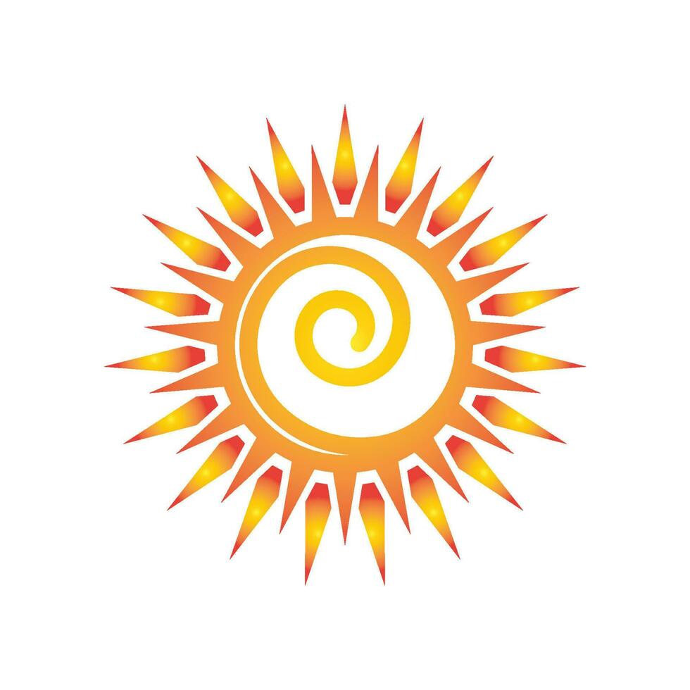 Sun vector illustration icon